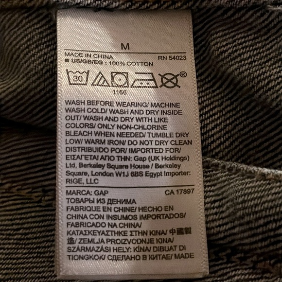 Gap‎ + Pendleton 1969 Icon Denim Jacket Dark Indigo #322751 Medium - Picture 10 of 11